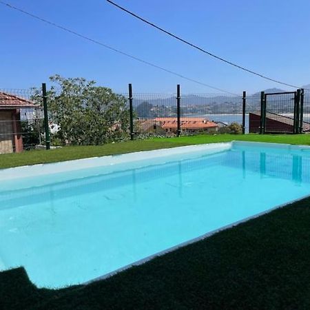 Casita Independiente Y Tres Apartamentos Con Piscina Ladeira Playa Baiona Luaran gambar