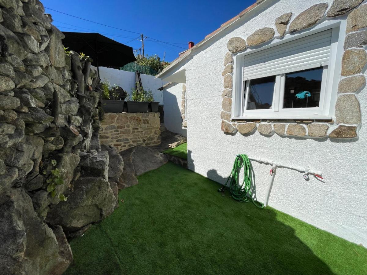 Casita Independiente Y Tres Apartamentos Con Piscina Ladeira Playa Baiona Luaran gambar