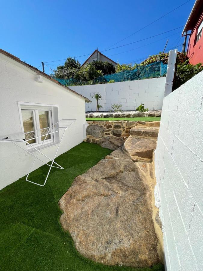 Casita Independiente Y Tres Apartamentos Con Piscina Ladeira Playa Baiona Luaran gambar