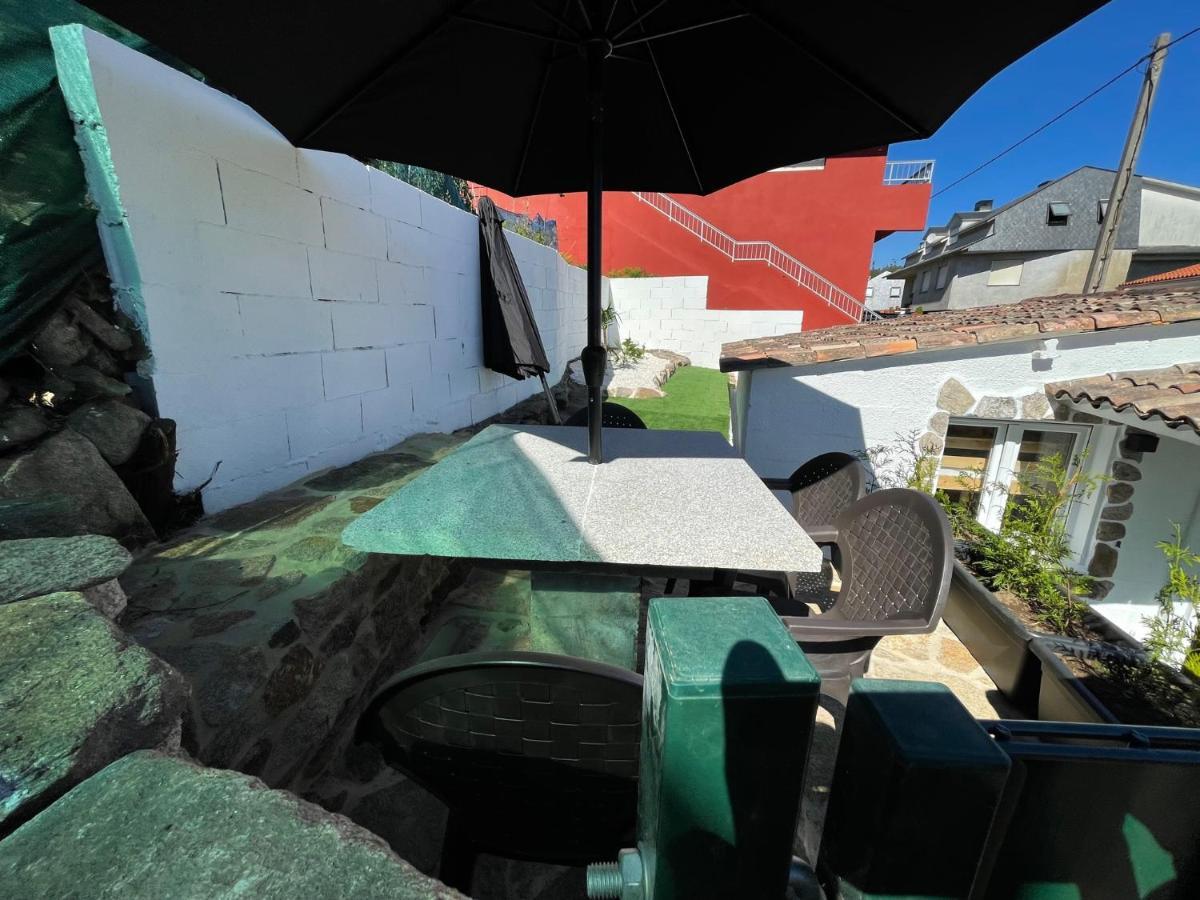 Casita Independiente Y Tres Apartamentos Con Piscina Ladeira Playa Baiona Luaran gambar