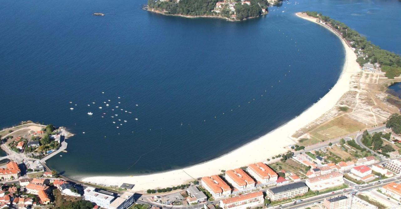 Casita Independiente Y Tres Apartamentos Con Piscina Ladeira Playa Baiona Luaran gambar