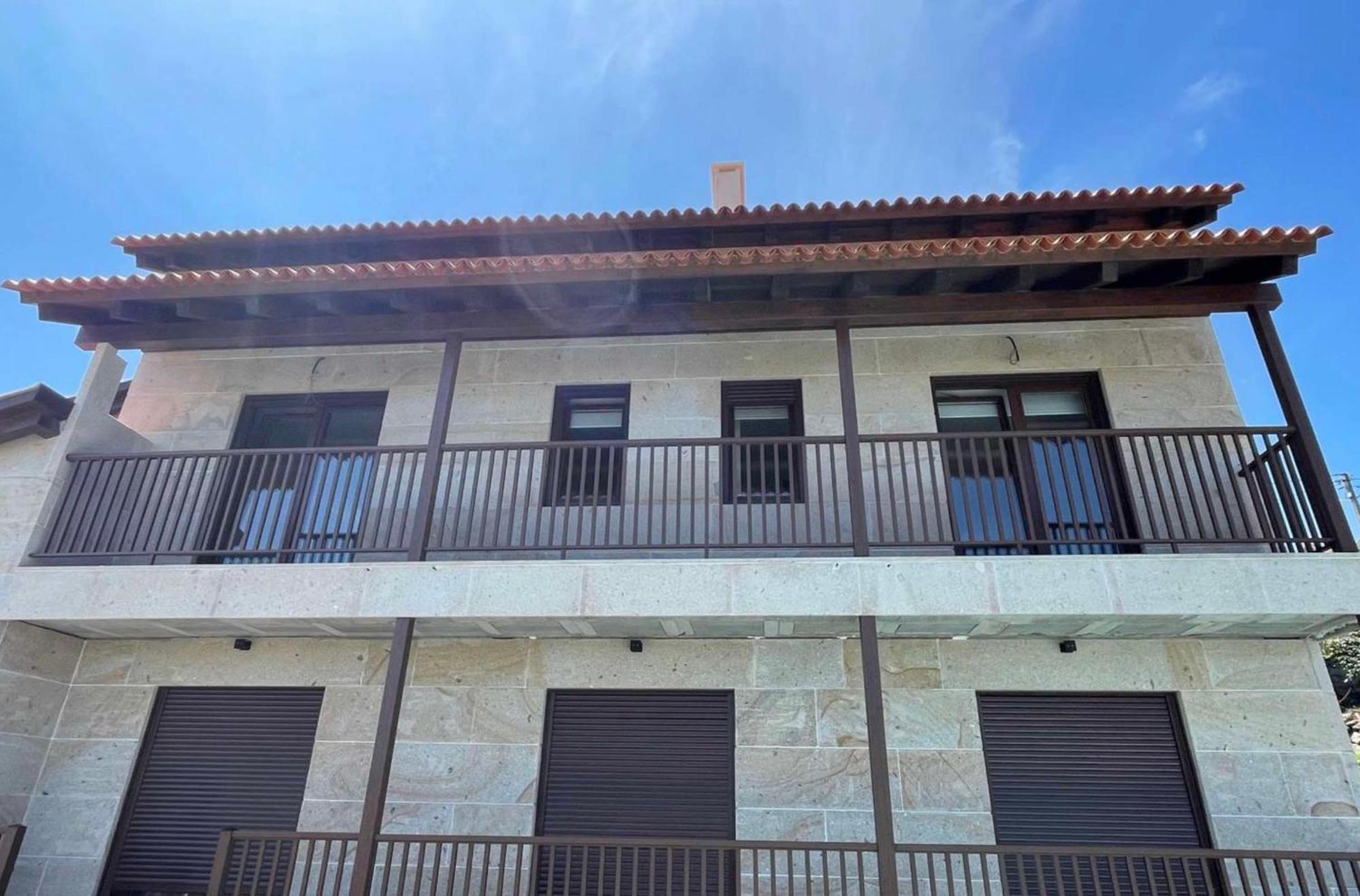 Casita Independiente Y Tres Apartamentos Con Piscina Ladeira Playa Baiona Luaran gambar